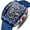 Navy, variant on COOL Large Mens Watch Classical Luxury Sports Design Watches Rubber Strap Waterproof Chronograph Date Quartz Men's Wristwatch