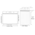 thumbnail image 2 of Transparent PVC Horizontal ID Card Holder Badge Sleeve Waterproof Plastic Work Access Card Protector Wear-Resistant Campus Student Employee 30pcs, 2 of 8