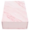 thumbnail image 3 of Pink Gift Box, Easy Assembly Magnetic Closure Large Gift Box Elegant  For Jewelry Marble Style,Flower Style, 3 of 8