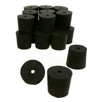 Rubber Stoppers, Size 5.5, 1-Hole. Pack 1-Pound.