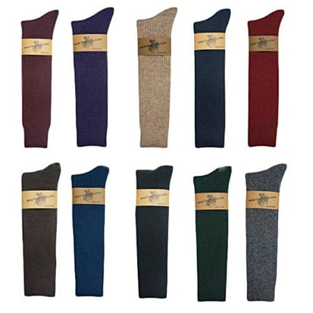 

Lian LifeStyle Women s 1 Pair Knee High Knitted Wool Socks stripped Size 7-9(Brown)