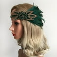 thumbnail image 2 of Diadema de carnaval para mujer BLESIY de plumas Flapper, 2 of 8