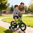 thumbnail image 6 of Korimefa Kids Bike, 12 inch Kids Bike BMX Style Bicycle with Training Wheels Coaster Brake for 2 3 4 Years Old Toddlers Boys Girls Multiple Colors (Green), 6 of 16