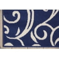 thumbnail image 3 of Eclectic Essentials Navy Bohemian Botanical Area Rug, 3 of 4