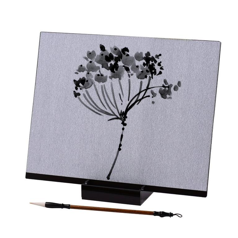 Water Artist Board Drawing Set Paint with Bamboo Brush, Repeatable Zen Buddha Magic Painting Board Paint with Water, Relaxation Meditation Sketch Pad