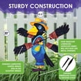 thumbnail image 3 of Crow Scarecrow Whirligig Wind Spinner, 3 of 6