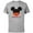 Athletic Heather, variant on Disney Mickey Mouse Icon Shorts Abuelo Día del Padre - Short Sleeve Cotton T-Shirt for Adults - Customized-Black