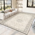 thumbnail image 5 of 5x7 Washable Area Rug Non-Slip Low Profile Vintage Distressed Oriental Rug for Living Room, Bedroom, Dining Room, Office, 5 of 13