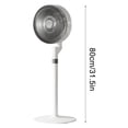 thumbnail image 5 of Home Fan Floor Desk And Stand Fan With Strong Wind Low Noise USB Charge 3 Speed 3 Concave Blades Gray, 5 of 7