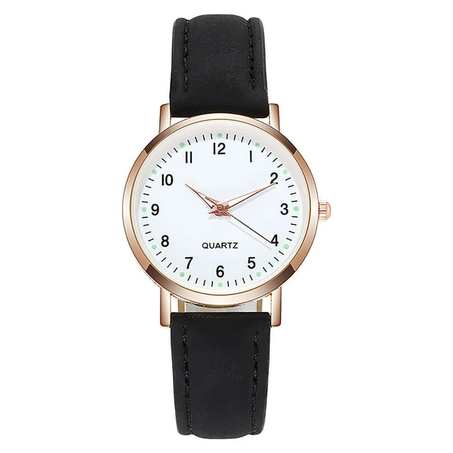 SENJIAQ Stylish Watch Women,Ladies Diamond-Studded Luminous Retro Female Watch Belt Quartz Watch Birthdays, Graduations, Christmas Eve, Halloween,Anniversaries Gifts