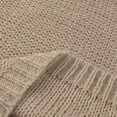 thumbnail image 6 of VALMASS Womens Knit Pullover Deep V Neck Sweater Plus Size Long Sleeve Solid Tops Casual Loose Fitting Sweater (3XL, Brown), 6 of 6