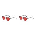 thumbnail image 2 of Gafas de sol Jumpingount PVC forma corazón lente TAC accesorio moda, 2 of 6