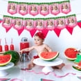 thumbnail image 4 of Pink Watermelon Theme Photo Banner Watermelon 1st Birthday Party Decorations for Baby Girls Summer Fruit Watermelon Monthly Photo Banner From Newborn To 12 Months, 4 of 7