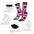 thumbnail image 4 of Women Crew Graphic Print Tube Socks Union Jack All Uk Flag Pattern Design Ladies Socks, 4 of 7