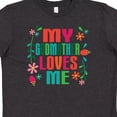 thumbnail image 4 of Inktastic My Godmother Loves Me Girls Youth T-Shirt, 4 of 5