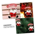 thumbnail image 2 of Placas navideñas para colgar en la puerta, colgadores para decorar, muñecos de peluche, decoración de chimenea, letrero de bienvenida para la puerta, corona de invierno, 2 of 5