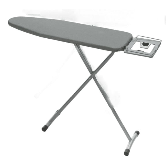35.43"*11.81" Ironing Board, Portable Iron Board with Iron Rest, Heat & Scorch Resistant Fabric, Detachable Hook and Rubber Feet, 7 Adjustable Heights, Heavy Duty Ironing Board for Home or Dorm Use