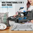SHZOND Heat Press 15x15 inch, 8 in 1 Heat Press Machine with 30oz