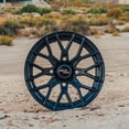 thumbnail image 2 of RockTrix RT104 15in Wheels 15x7, 4x156 Bolt Pattern, 4+3 offset, ATV UTV SxS Rims, Compatible with Polaris Sportsman RZR Ranger Ranger Crew, 4/156 Matte Black, Set of 4, 2 of 7