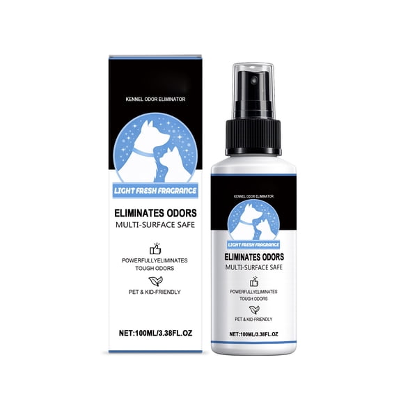 Pet Odor and Stain Remover, Enzyme-Based Cleaner for Cats and Dogs, Removes Urine Vomit Mud Grass Stains, Daily Use Spray, 100ML