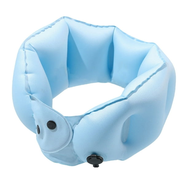 Almohada inflable en forma de U Almohada para el cuello de avión Almohada para dormir Camping Portátil Viajes Tren de alta velocidad Almohada inflable