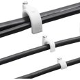 thumbnail image 2 of Paquete de 500 clips para sujetar cables de pared, cine en casa y oficina (5 tamaños, blanco), 2 of 5