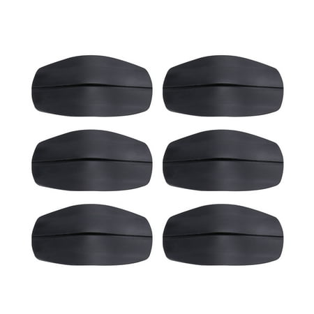 

Rosarivae 6PCS Silicone Shoulder Pads Non-slip Invisible Shoulder Pad Decompression Shoulder Pads Bra Silicone Shoulder Pad for Women Wearing Black