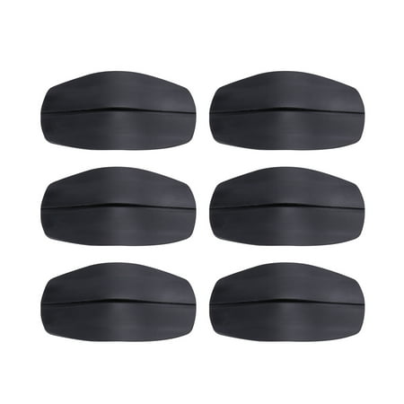 

Rosarivae 6PCS Silicone Shoulder Pads Non-slip Invisible Shoulder Pad Decompression Shoulder Pads Bra Silicone Shoulder Pad for Women Wearing Black