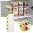 thumbnail image 2 of Food Grade Transparent Storage Household Sealed Proof Seasoning Seasoning Jar Kitchen Multifunctional Storage, 2 of 6
