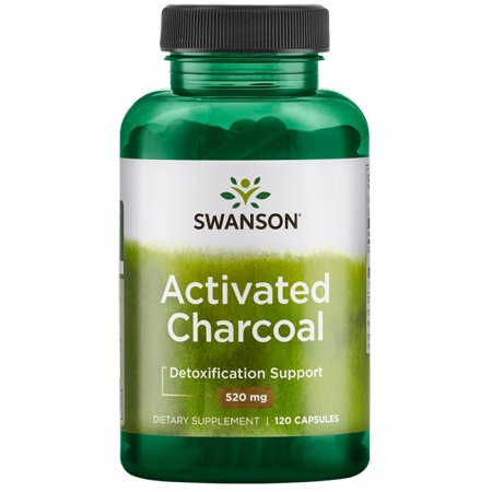 Swanson Premium Activated Charcoal Capsules, 260mg, 120 (Best Activated Charcoal Capsules)