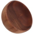 thumbnail image 3 of Shisuyan Rustic Wooden Bowl Teak Wood Heat Resistant Smooth Edges 1Pcs for Home Use, 3 of 9
