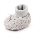 thumbnail image 3 of LYHaoo Baby Sneakers Winter Warm Soft Sole Walking Shoes For 0 2 Years Old Boys Girls Toddler First With Sizes 4.5 Toddler Gray(0-6 Months), 3 of 6