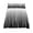 Black, variant on 3 Piece Twin Sheet Set Blue White Sheets Set for Twin Size Bed, Breathable Soft Microfiber Bed Sheets Cooling Ombre Gradient Striped Minimalist Texture Fitted Sheet Deep Pocket, Pillowcases