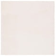 thumbnail image 3 of SAFAVIEH Faux Rabbit Fur Daven Solid Area Rug, Beige, 6' x 6' Square, 3 of 14