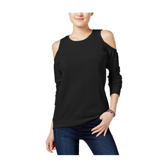 Blusa de punto para mujer Ultra Flirt, negra, pequeña
