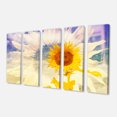 thumbnail image 2 of Double Exposition Tournesols Jaunes - Impression sur Toile Florale, 2 of 3