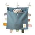 thumbnail image 3 of Organizador lateral para cuna de bebé, bolsa de almacenamiento de algodón, bolsa de almacenamiento Essentials, bolsa colgante para bebé, para pañales, juguetes, ropa, G, 3 of 8
