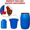 thumbnail image 5 of Little Family Members Red Poultry Gravity Water Cups Automatic Drinker 12-Pack, 5 of 7