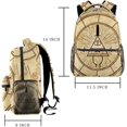 thumbnail image 2 of Gravity Falls Bill Cipher Wheel School Bag School Backpack for Rucksack Bookbag Travel Backpack, 2 of 6