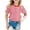 1-Red171, variant on WOYY Toddler Girls Striped Short Sleeve T Shirt Casual Unisex T-Shirt Kids Tee, Sizes 2-15