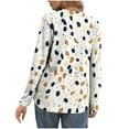 thumbnail image 4 of Qepwsc Women's Tops Casual Shirts Long Sleeve Tops Going Out Top Tunic Shirts Floral Print Basic Tees Graphic Tees Blouses Tops Shirts Loose Fits Spring Fall Sweatshirt for Women, 4 of 6