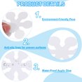 thumbnail image 3 of Uxcell Bathtub Non Slip Stickers Safety Shower Floor Anti Slip Stickers with Adhesive Decals Scraper for Bath Tub Shower White, 3 of 7