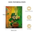 thumbnail image 2 of Nawypu Canvas Artwork Art, Happy St. Patrick's Day Leprechaun with Gold Pot Rainbow Wooden Square Framed Wall Decorations Prints Picture for Bedroom Kitchen Living Room,, 2 of 5