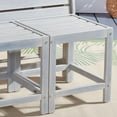 thumbnail image 4 of SAFAVIEH Belamy Indoor/Outdoor Transformer Bench to Table, Ash Grey, 4 of 5