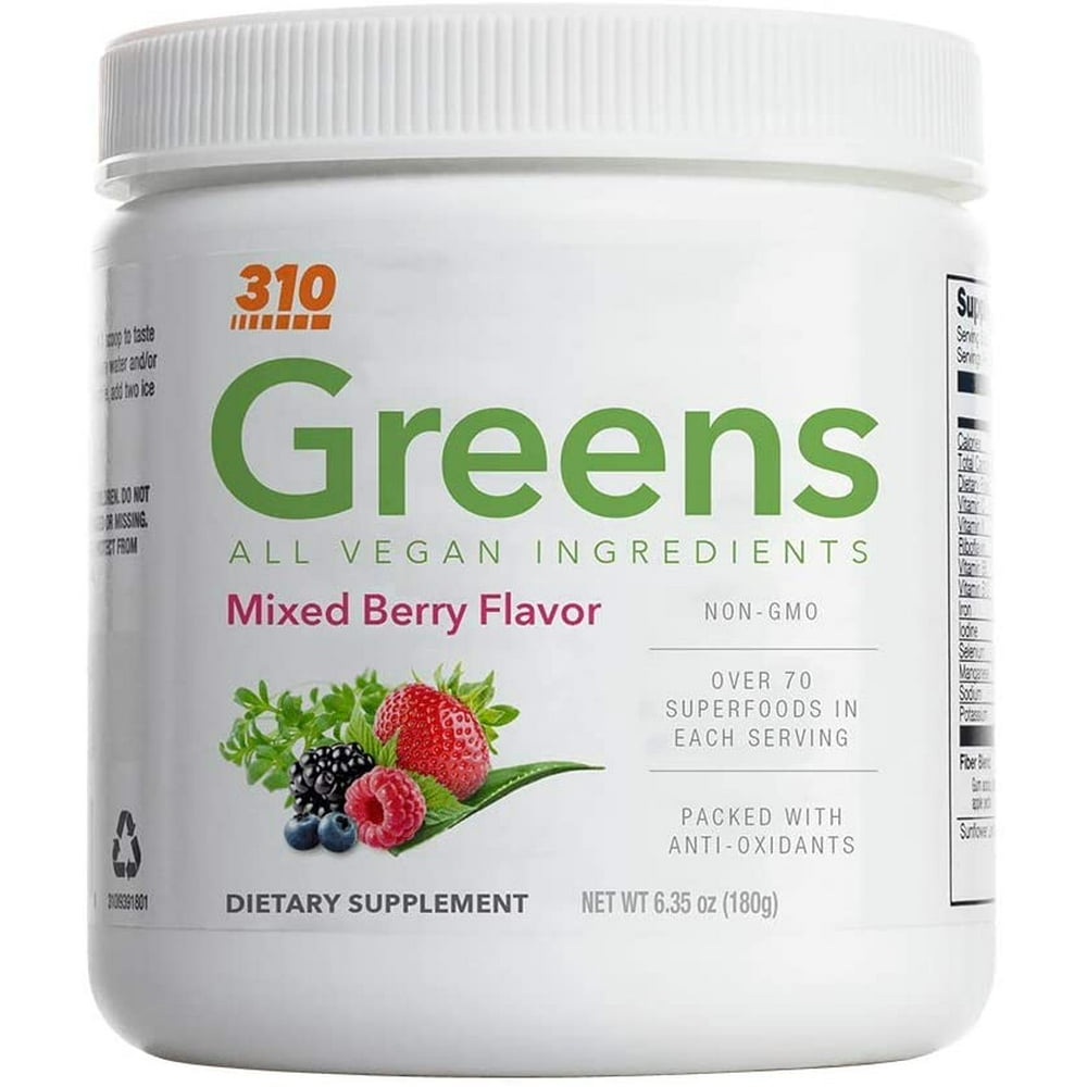 Organic Superfood Juice Powder by 310 Nutrition Mixed Berry (30