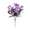 🔥 Purple_Base#1259, variant on Artificial Flowers 7-Head Bundle | Realistic Silk Spring Floral Stems, Assorted Colors Pink Purple Yellow Red Blue White, 16" Tall, Home Garden Wedding Decor, Reusable, No Maintenance