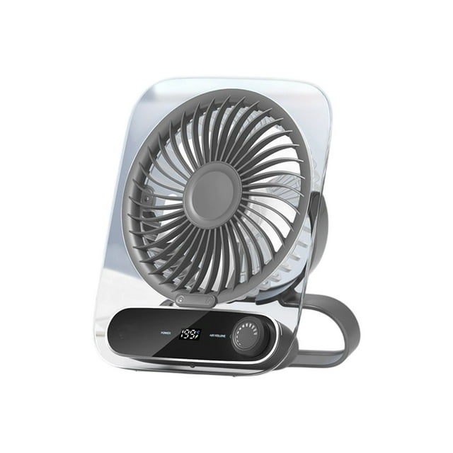 Ventiladores para Ventilador Portátil Montado en la Pared O Vertical Del Dormitorio, Ventilador Recargable Usb con Múltiples Velocidades, Adecuado para Viajes, Oficina en el Hogar Y Uso Del Dormitorio