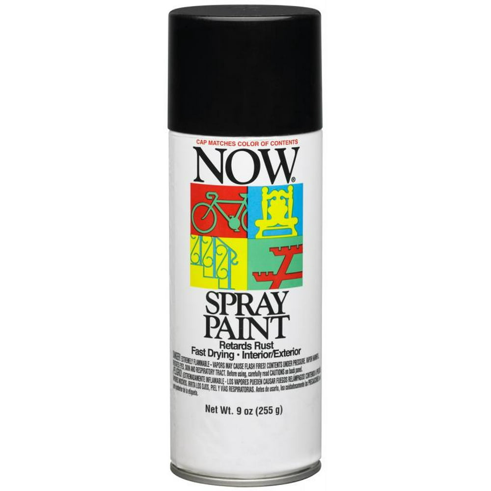 Now Aerosol Paint 9ozgloss Black