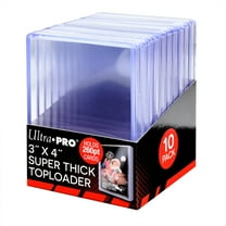 Ultra PRO: Toploader - 3" x 4" (10ct - Super Thick Toploader 260pt)