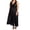 Black, variant on Women's Shadowline 31737X Plus Silhouette 53 Inch Gown (Black 3X)